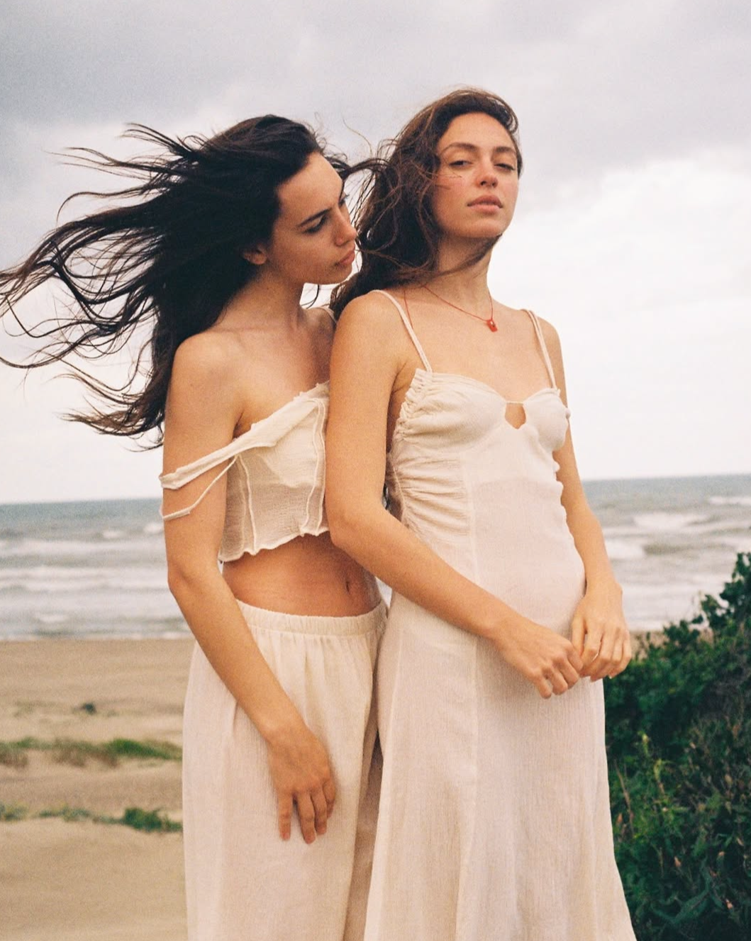 Conchiglia – white or pink handmade dress