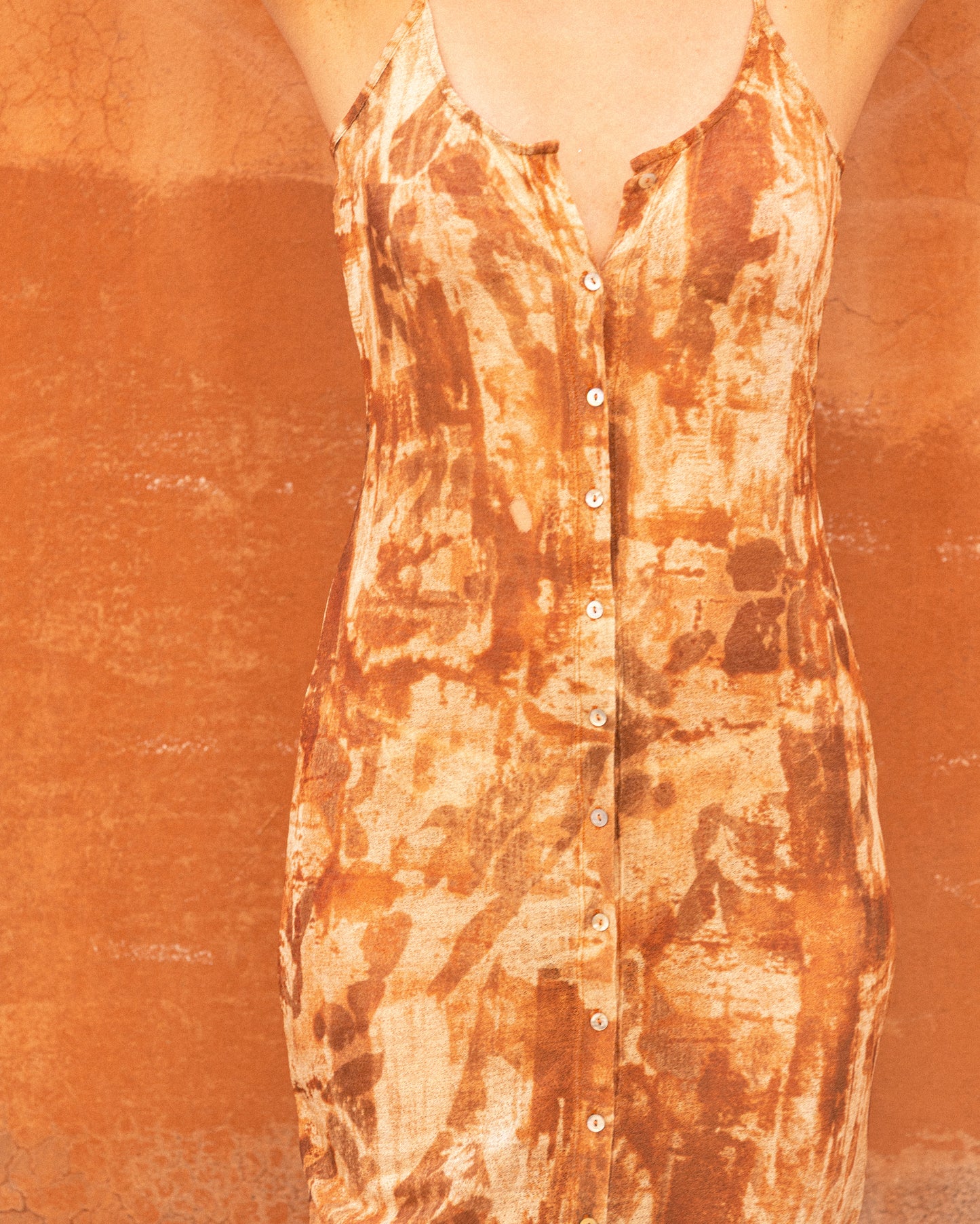 Roma – Roman wall inspired printed dress