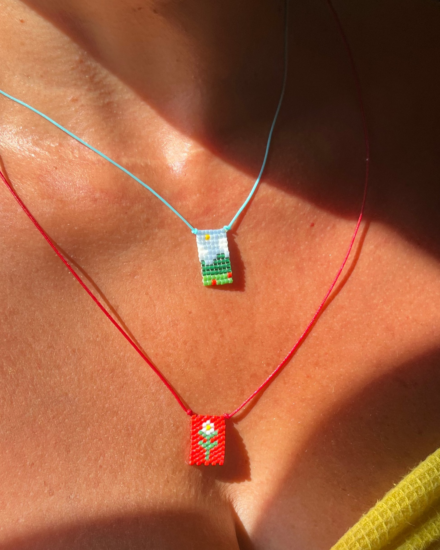 Paesaggino – handwoven necklace