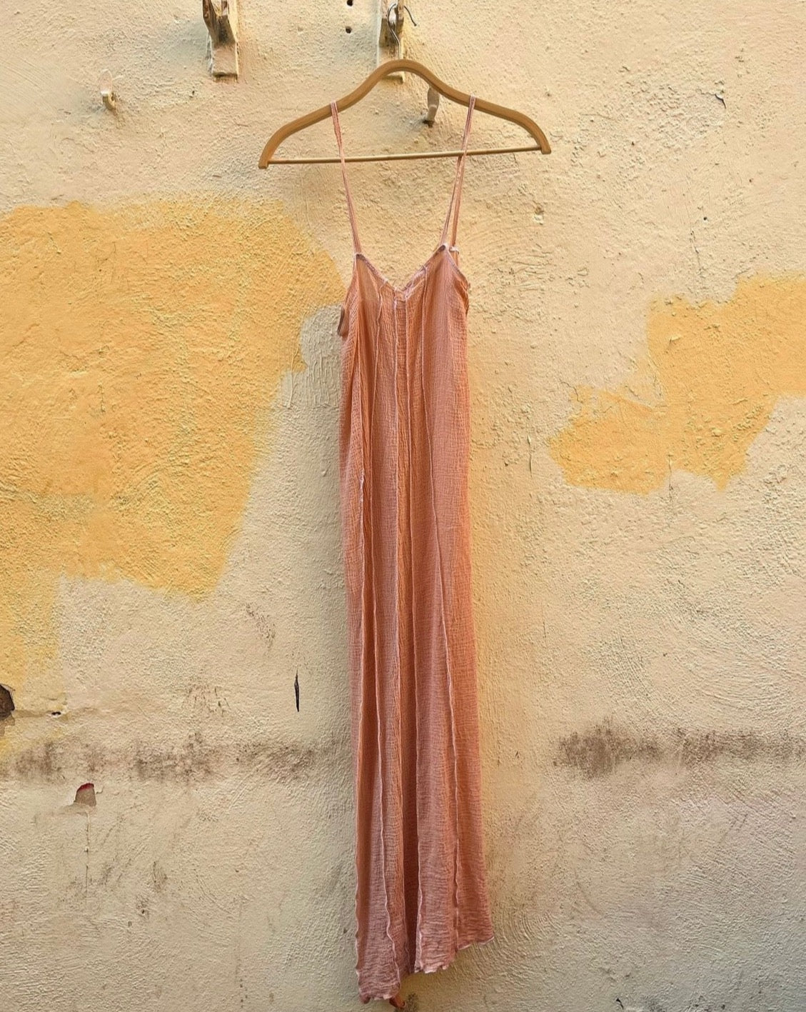 Bahar – pink dress with Natural Madder Dye