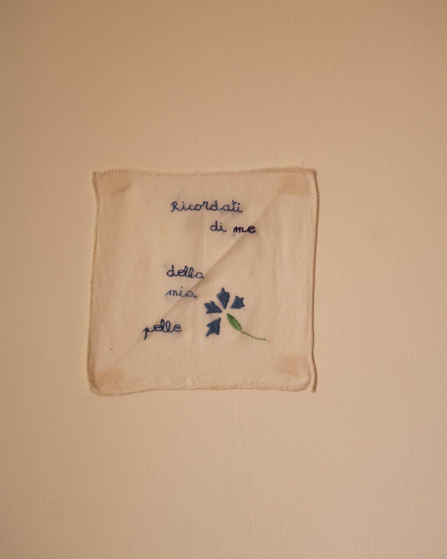 Ricordati – Hand-Embroidered Napkin