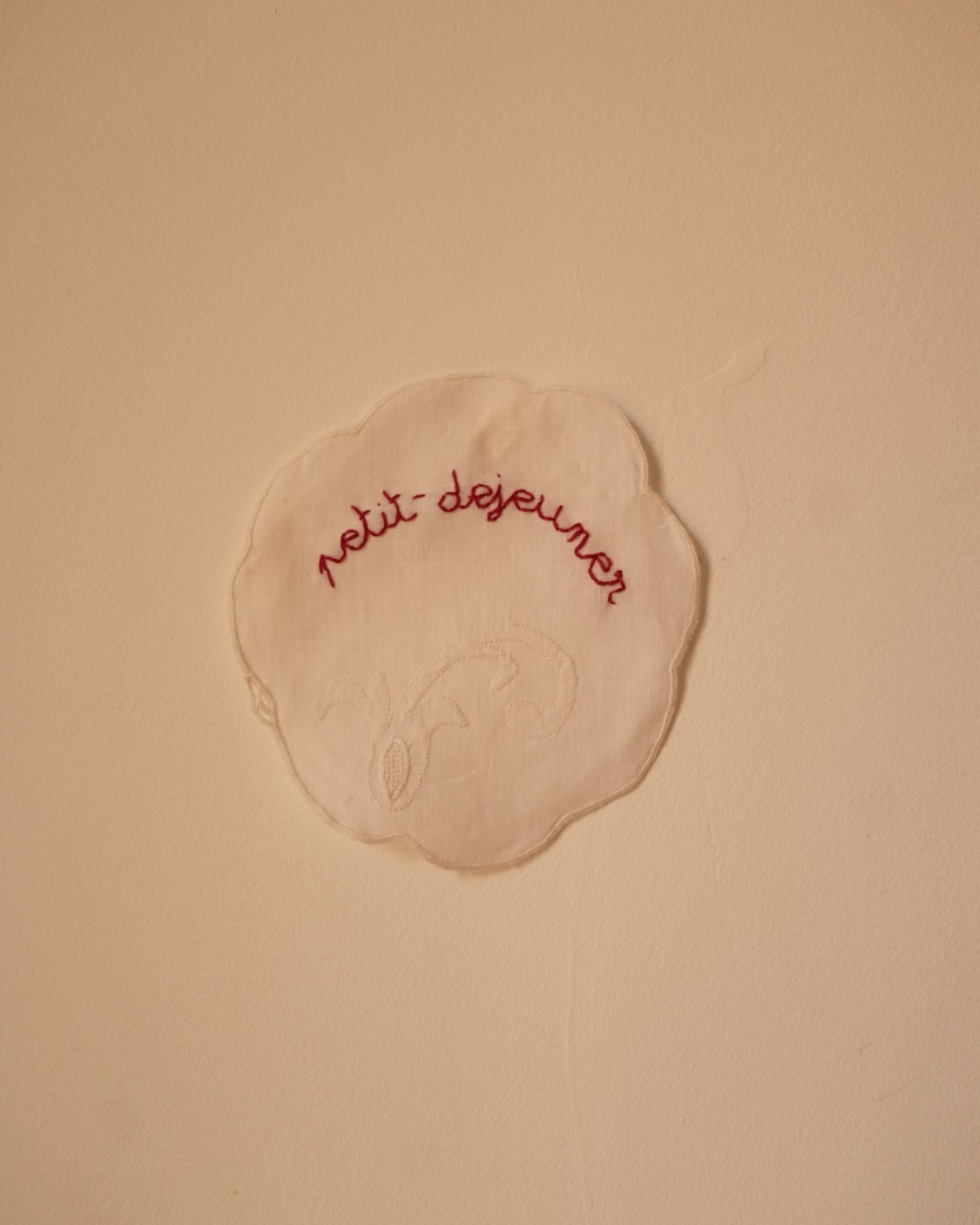Petit-déjeuner – Hand-Embroidered Napkin