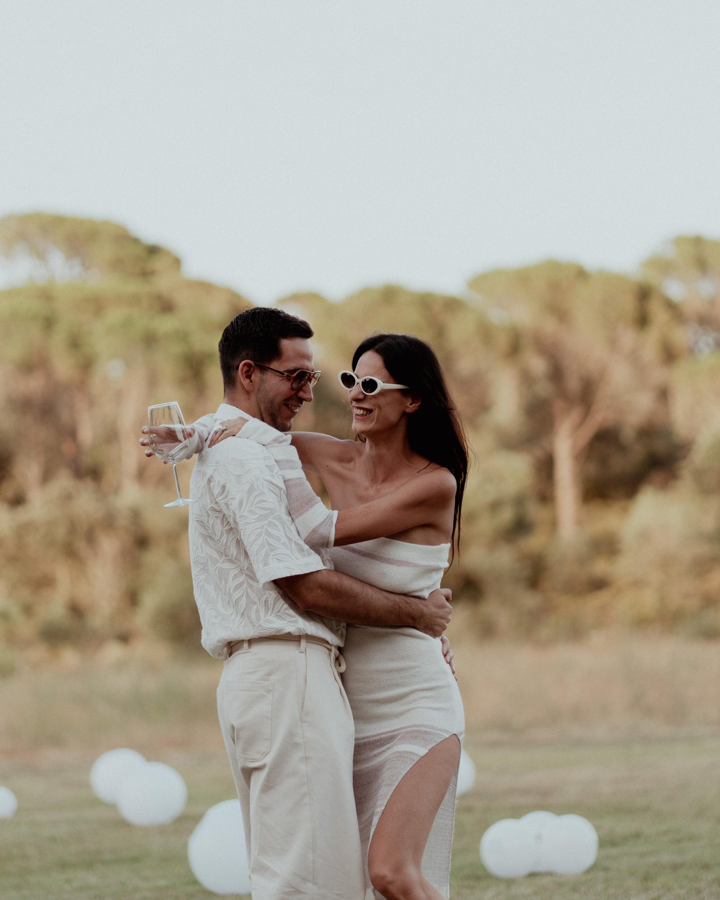 Sirena – knitted white dress