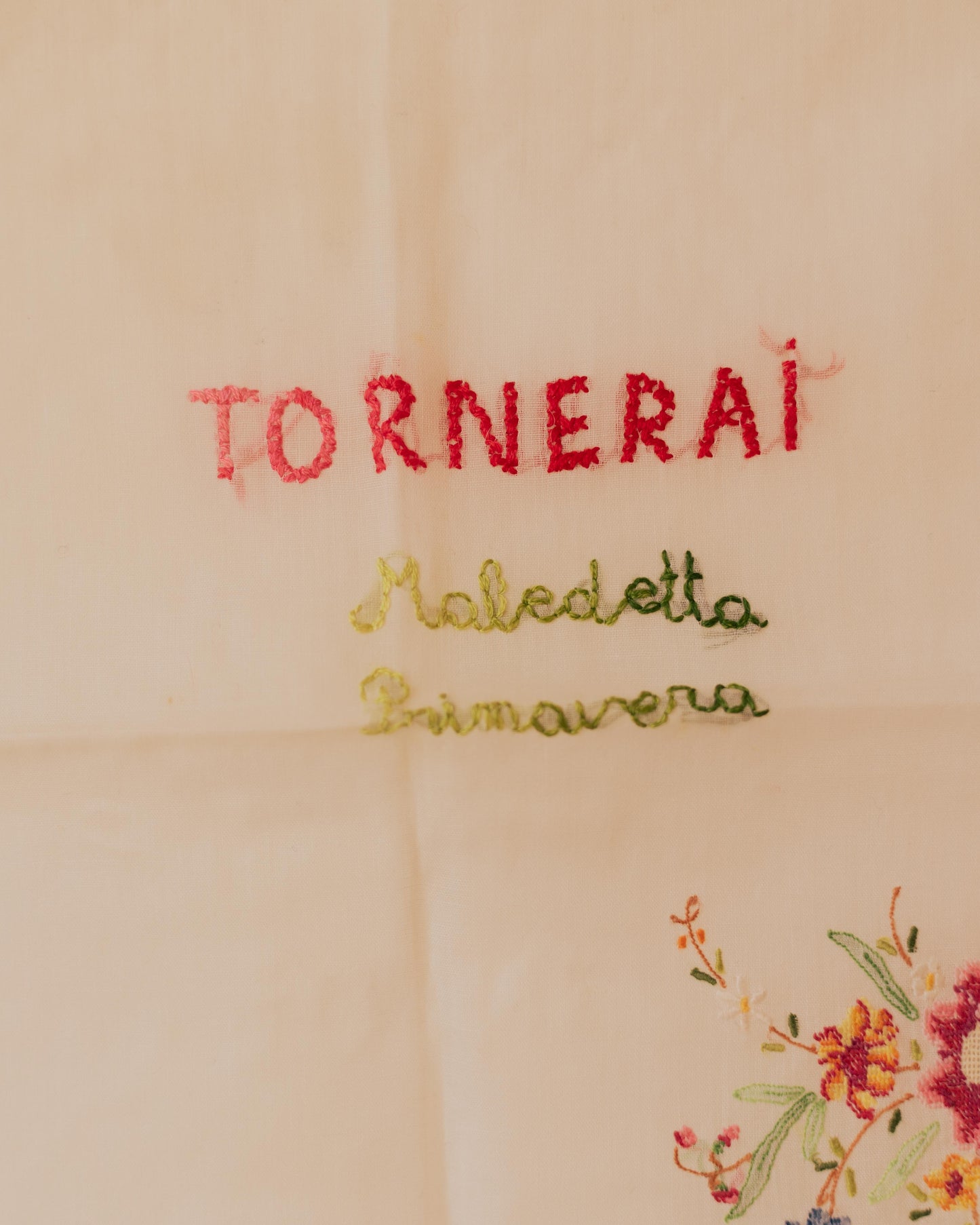 Tornerai – Hand-Embroidered artwork