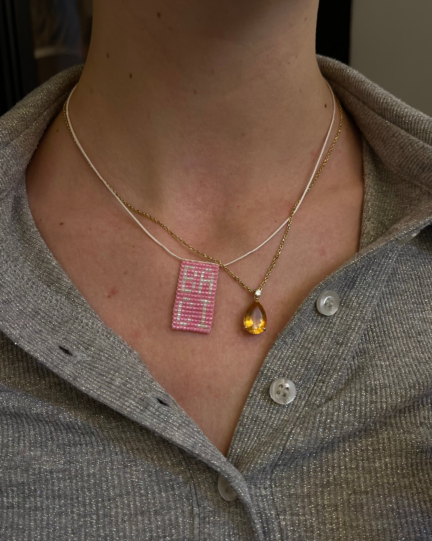 Baci Bisous – handwoven necklace