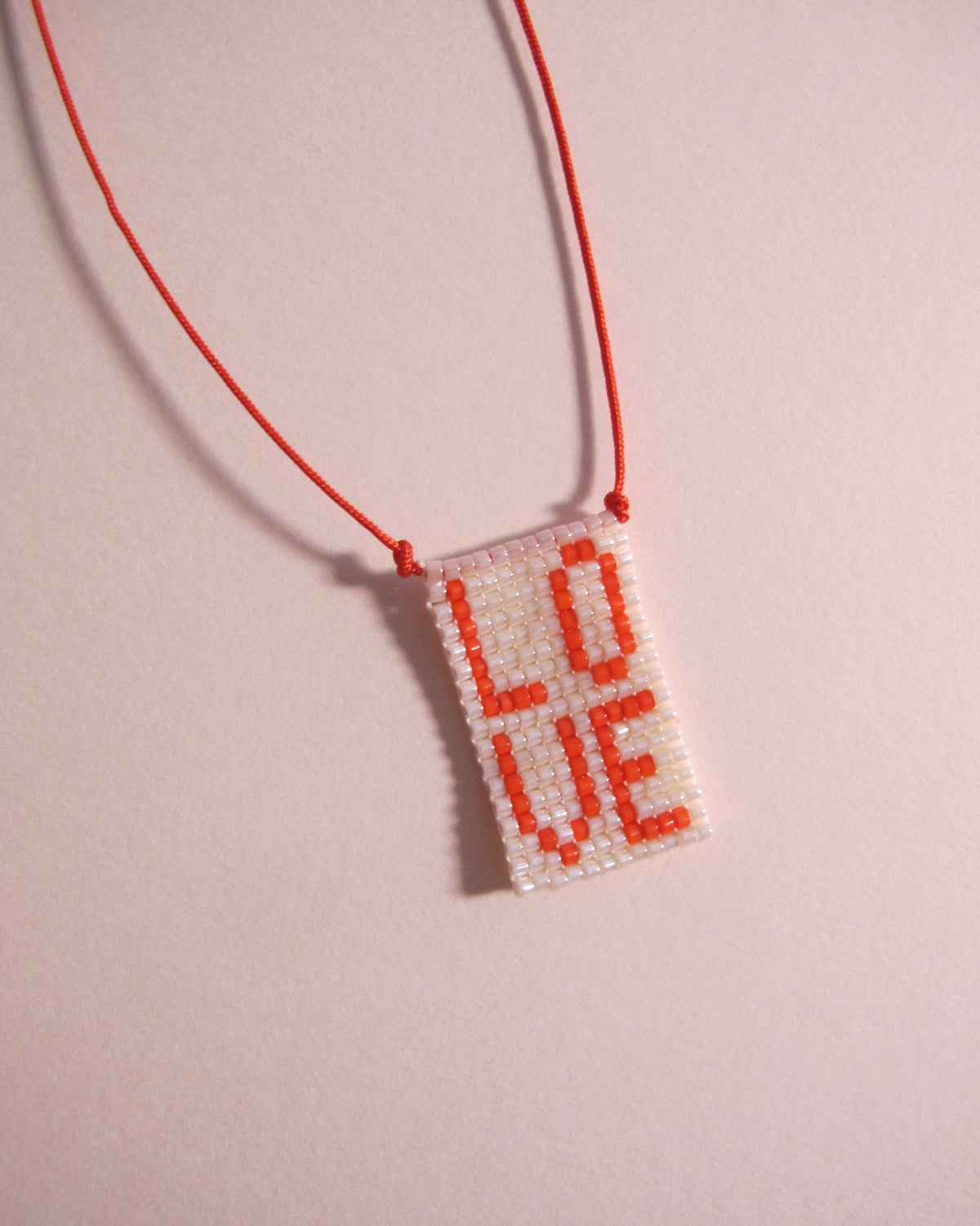 Love – handwoven necklace
