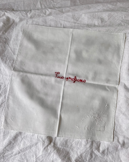 Tuo profumo – Hand-Embroidered Artwork