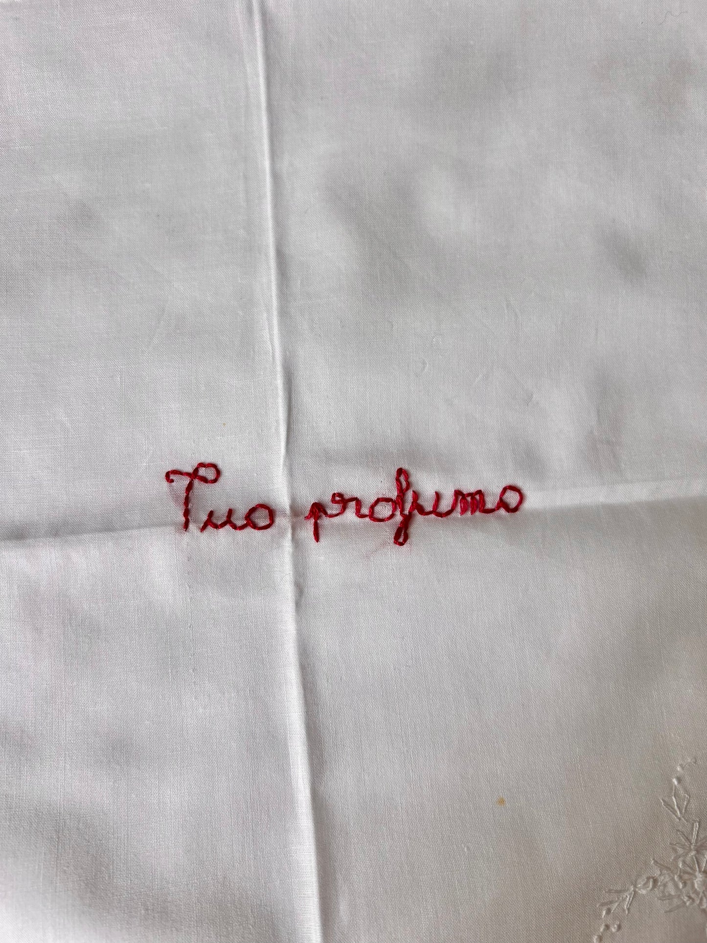 Tuo profumo – Hand-Embroidered Artwork