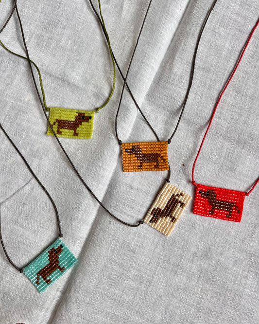 Bassotto – handwoven necklace