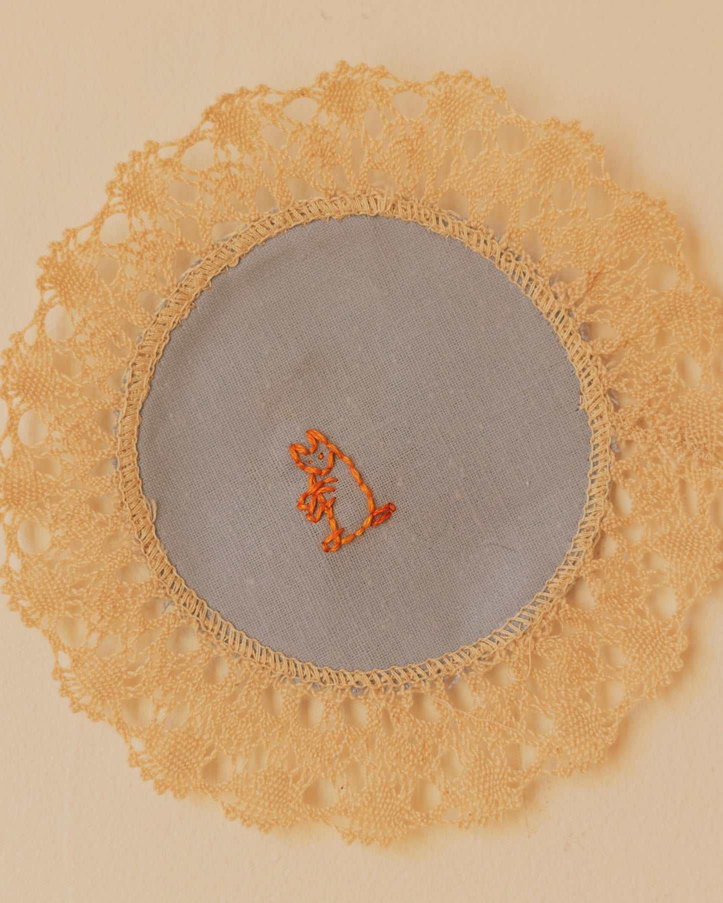 Kind dogs – Hand-embroidered artwork