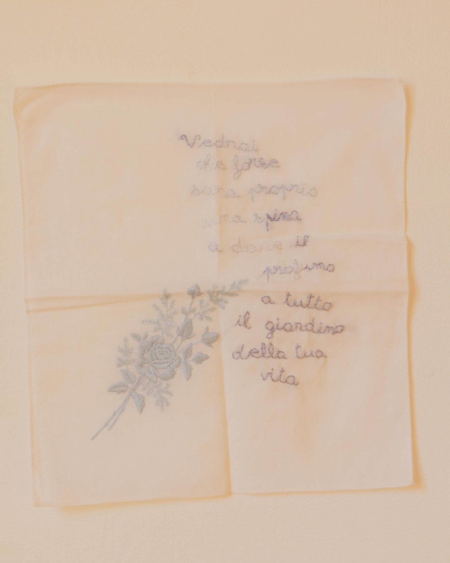 Le spine – Hand-embroidered artwork