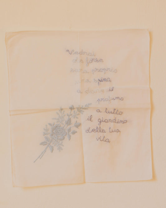 Le spine – Hand-embroidered artwork