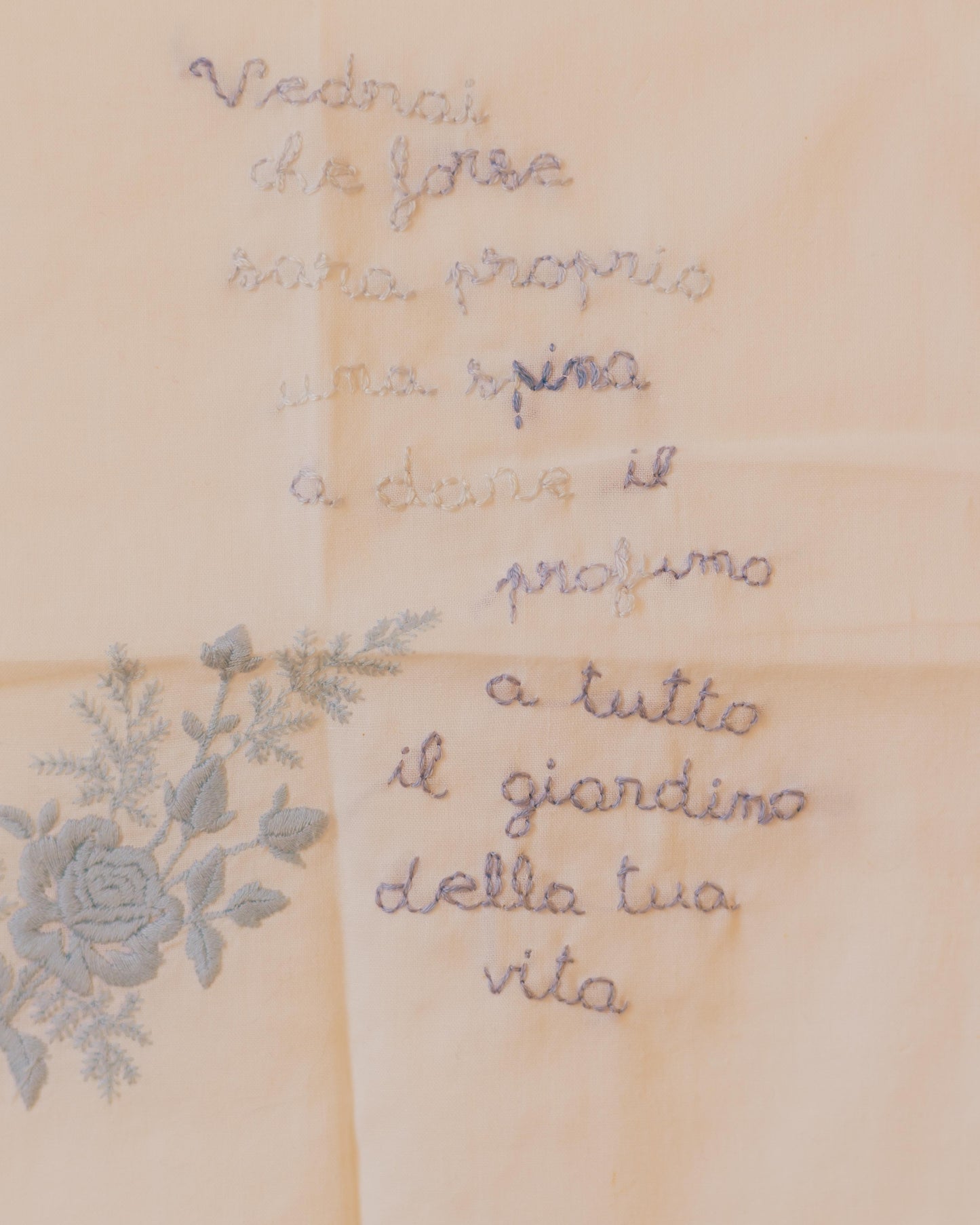 Le spine – Hand-embroidered artwork