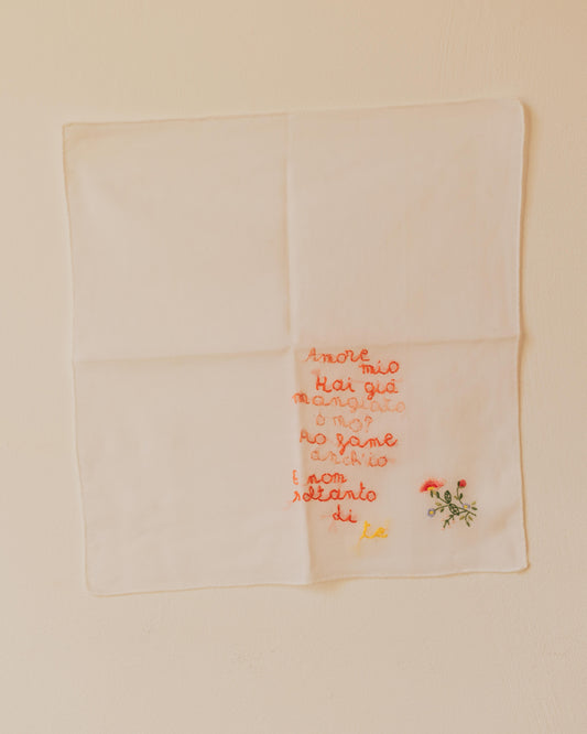 Hai già mangiato – Hand-embroidered