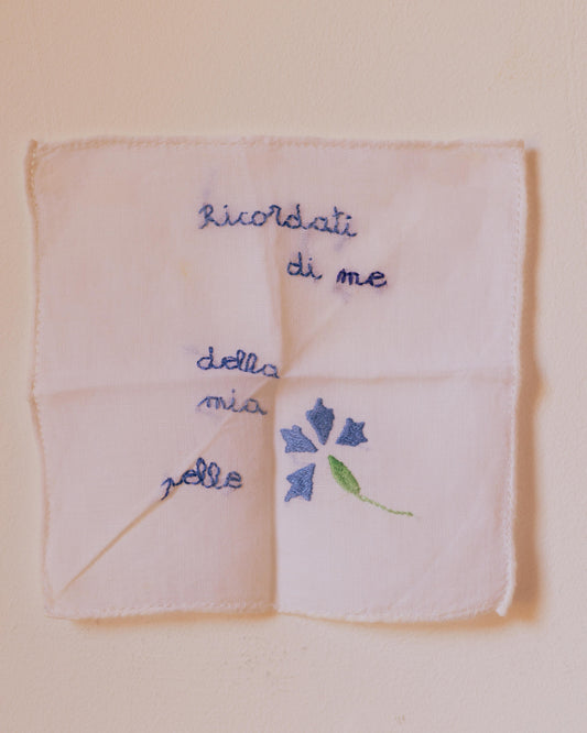 Ricordati – Hand-Embroidered Artwork