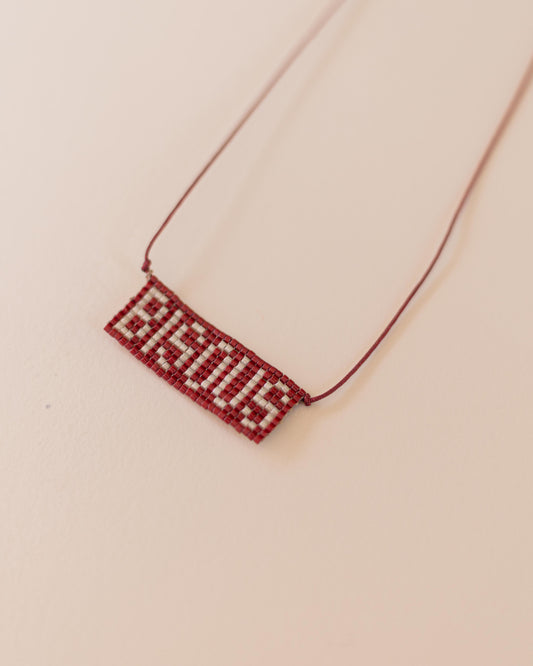 Baci Bisous – handwoven necklace