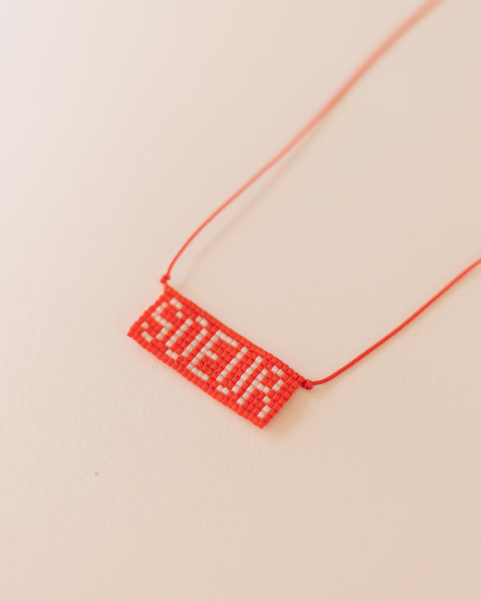 SOEUR – handwoven necklace