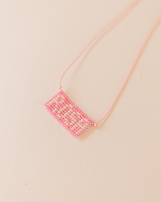 ROSA – Handwoven necklace