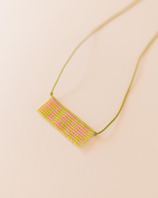 FLEUR – handwoven necklace