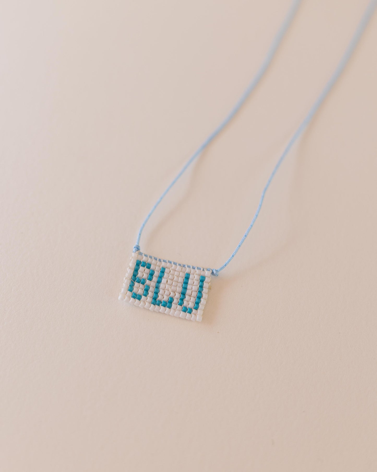 Blu – handwoven necklace